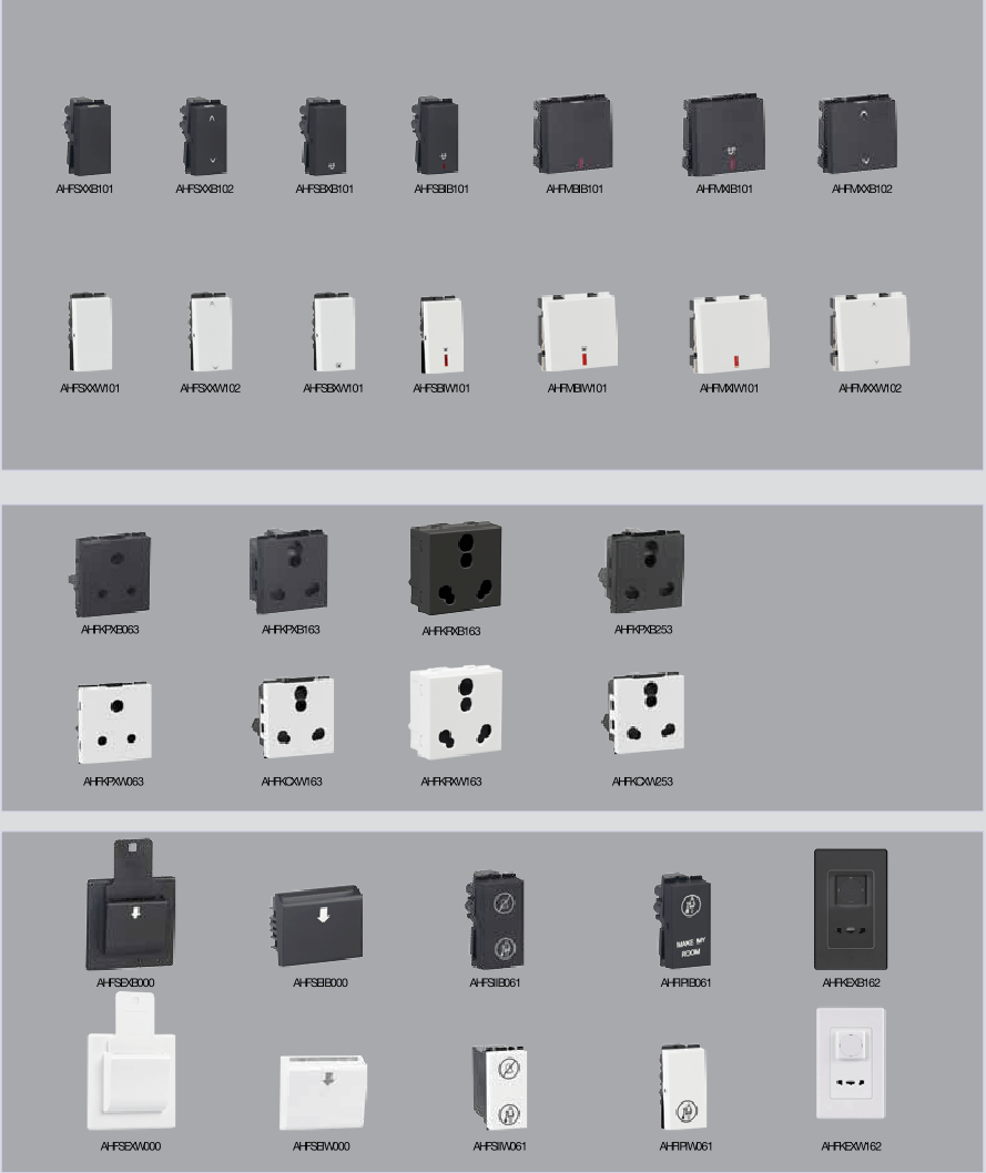 switches and sockets